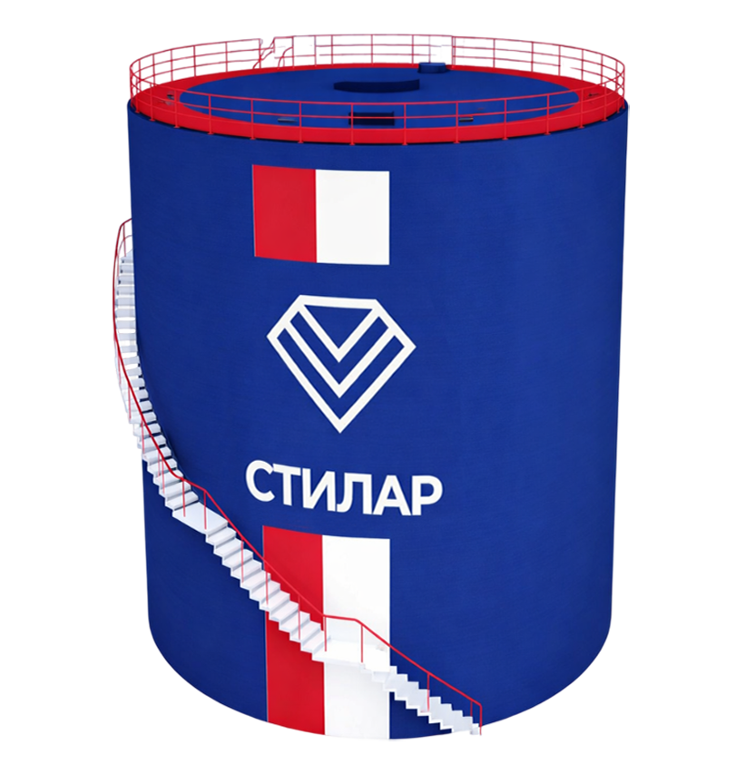 Цельносварной резервуар РВС для спирта 100 м³ от завода-производителя