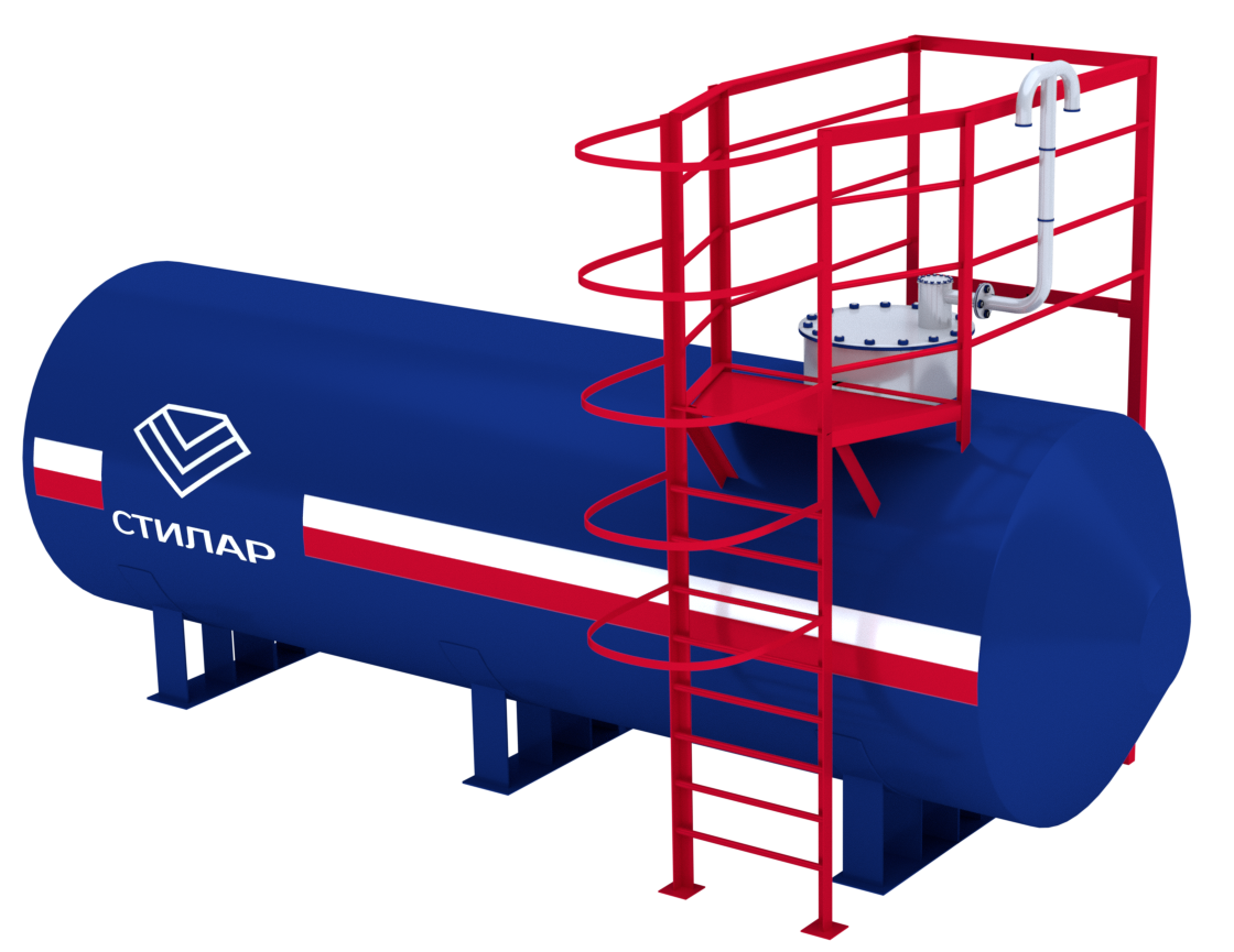 Горизонтальный резервуар РГСН для технической воды 125 м³ от завода-производителя
